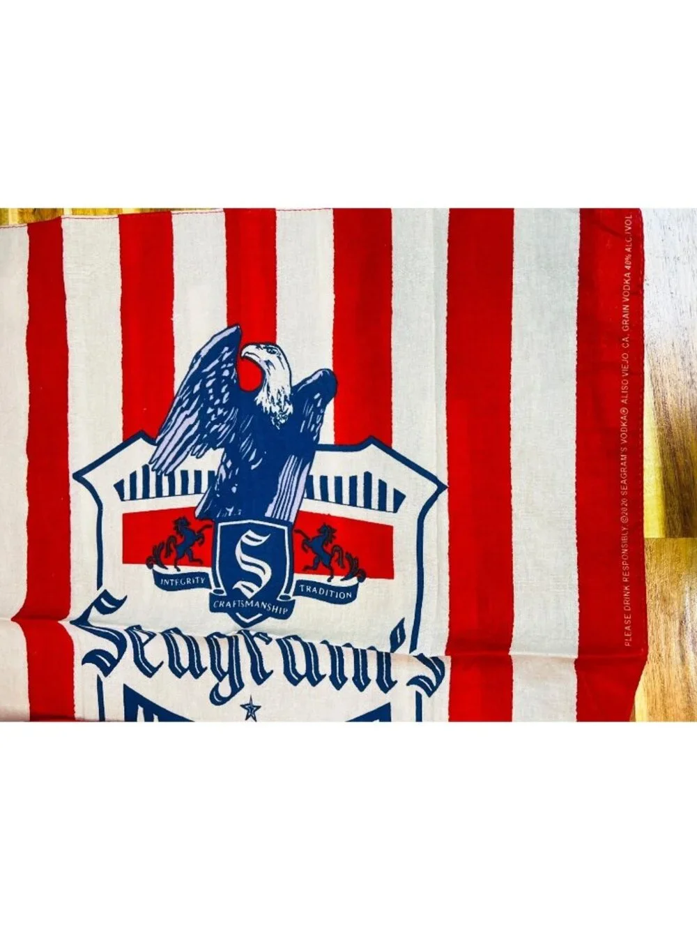 Vintage Seagrams & Skrewball bandanas, collectible, retro, cowboy, indie